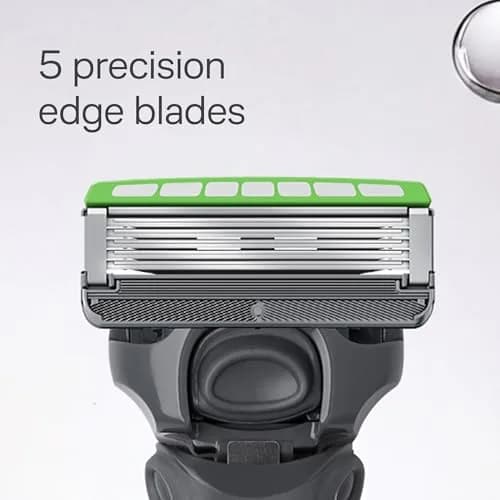 Schick Hydro Sensitive 5-Blade Razor for Men, 1 Handle & 17 Refills | Sensitive Skin Comfort & Long-Lasting Blades thumbnail 8