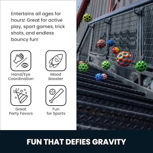 Waboba Original Moon Ball Green Hyper Bouncy | 65mm (2.56in) Playground Ball thumbnail 5