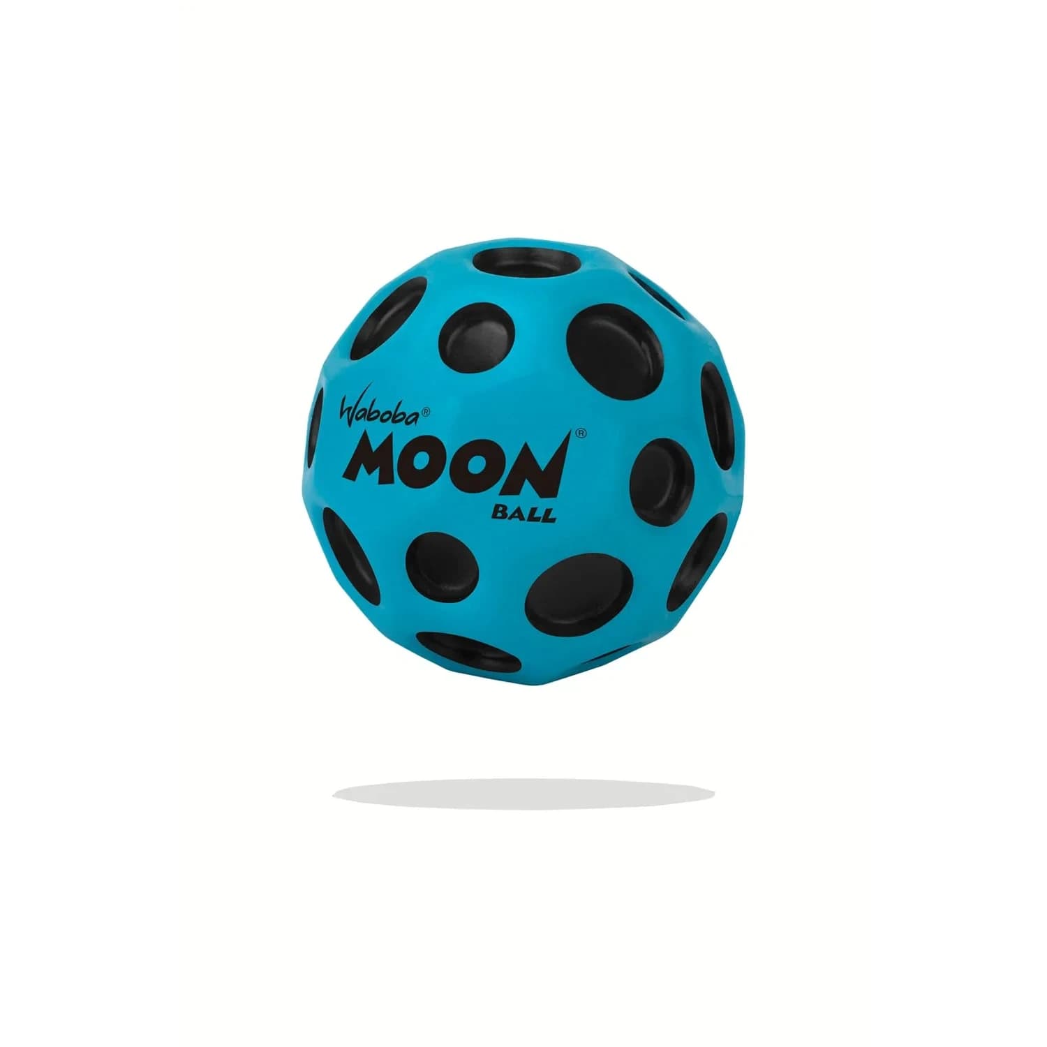 Waboba Original Moon Ball Yellow Hyper Bouncy 65mm (2.56in) | Bounces Out Of This World — Blue