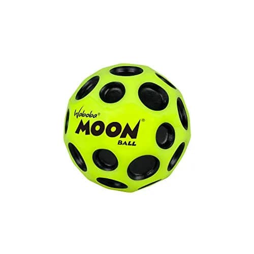 Waboba Original Moon Ball Yellow Hyper Bouncy 65mm (2.56in) | Bounces Out Of This World thumbnail 1