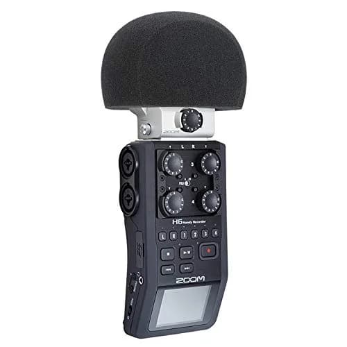 YOUSHARES H6 Microphone Wind Foam Cover for Zoom H6 Recorder | Furry Windscreen for Clear Audio thumbnail 1