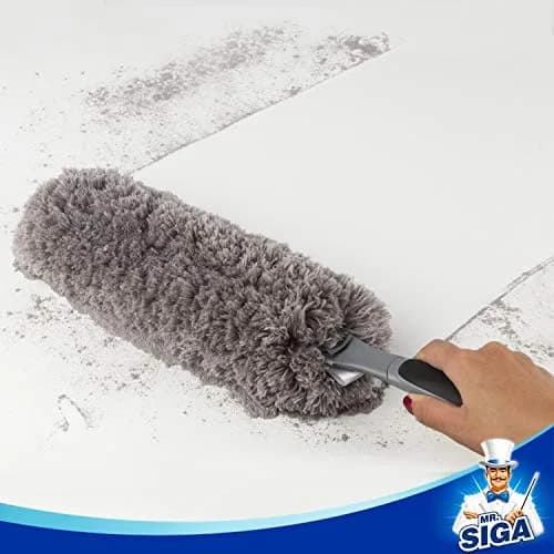 MR.SIGA Microfiber Duster Washable Dust Remover for Household Cleaning | Large Microfiber Head, Non-Slip Handle thumbnail 6