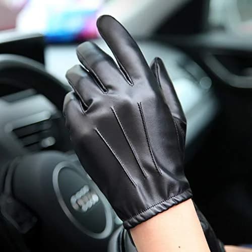 Long Keeper Leather Touchscreen Gloves Winter Driving Warm Wrist Gloves | Stylish & Durable thumbnail 6