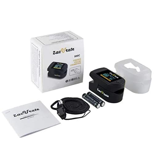 Zacurate 500C Fingertip Pulse Oximeter Blood Oxygen Monitor 1 Count | for Sports & Aviation thumbnail 6