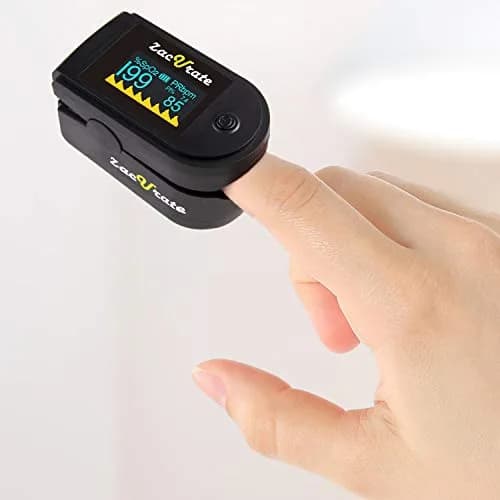 Zacurate 500C Fingertip Pulse Oximeter Blood Oxygen Monitor 1 Count | for Sports & Aviation thumbnail 3