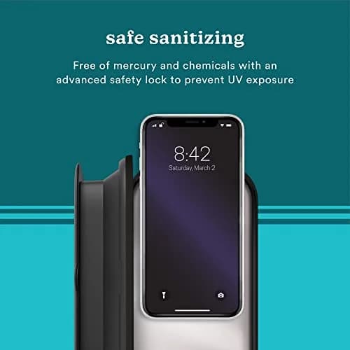 Homedics UV Clean Portable Sanitizer Box Black | Kills 99.9% of Contaminates thumbnail 6
