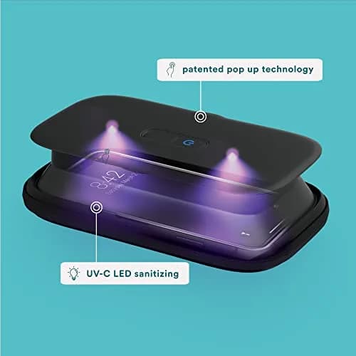 Homedics UV Clean Portable Sanitizer Box Black | Kills 99.9% of Contaminates thumbnail 3