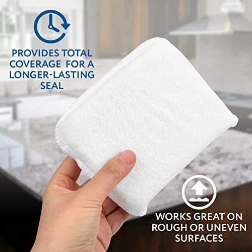 IMPRESA Microfiber Sealer Applicator Pads 5x4x1 in Black | Multi-Surface Grout & Tile Sealer Pads thumbnail 5