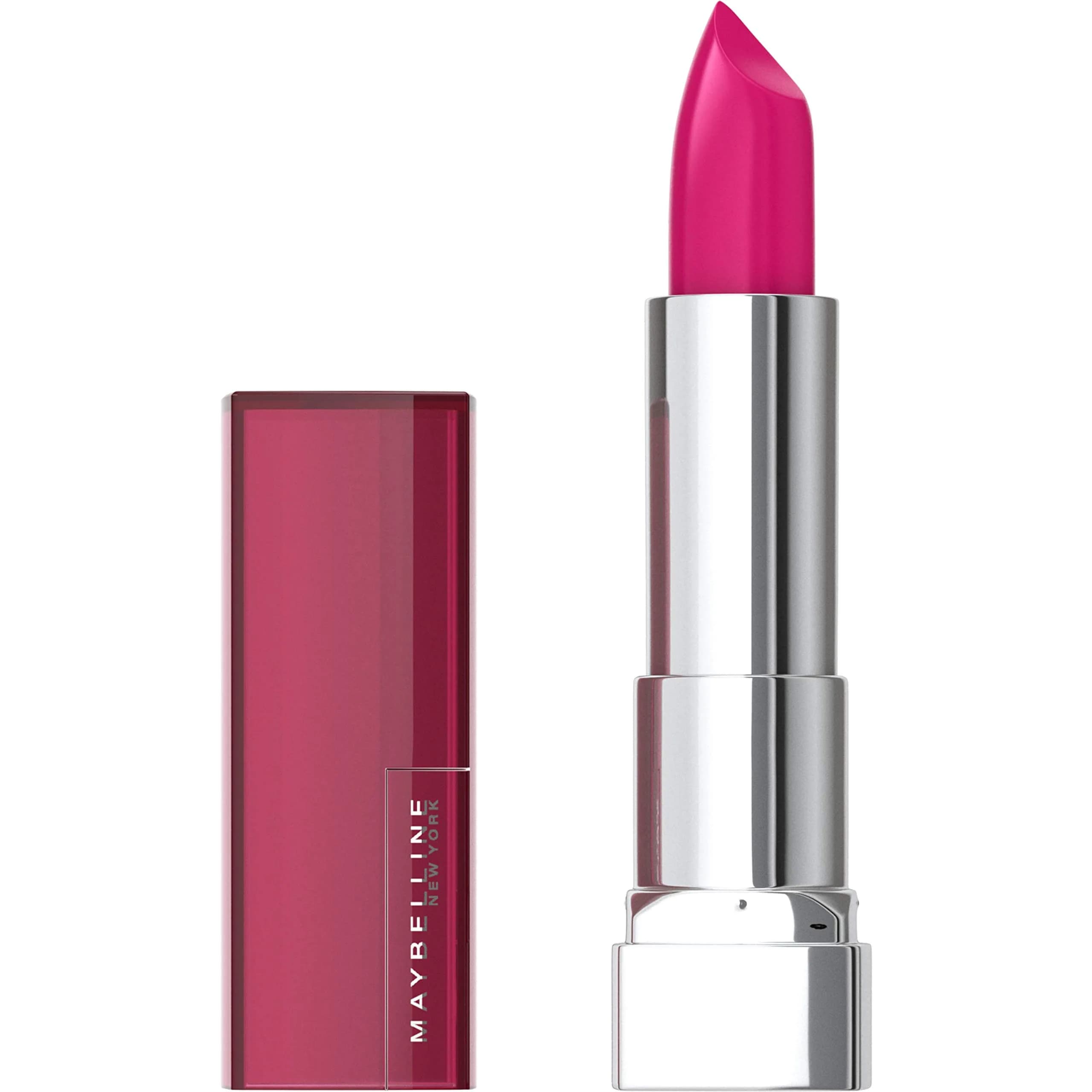 Maybelline Color Sensational Lipstick, Plum Rule, 4.25 g (0.15 oz) | Creamy Hydrating Lip Color — Pink Thrill