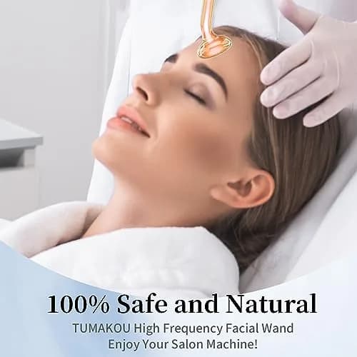 TUMAKOU High Frequency Facial Machine 14PCS | Portable Handheld Skin Therapy Device thumbnail 5