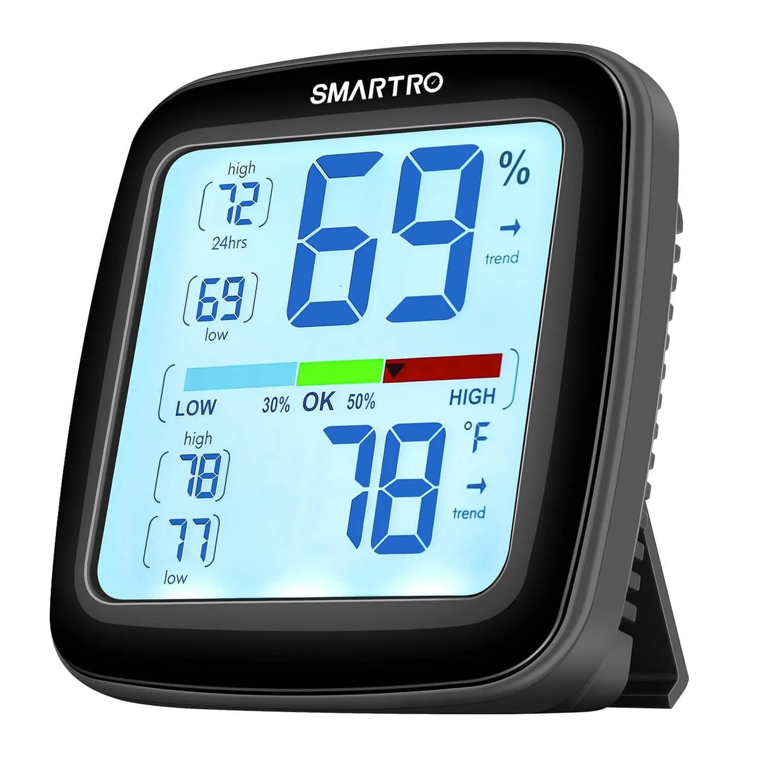 SMARTRO SC42 Digital Hygrometer Indoor Room Thermometer | High Precision Temperature & Humidity Monitor - main product image