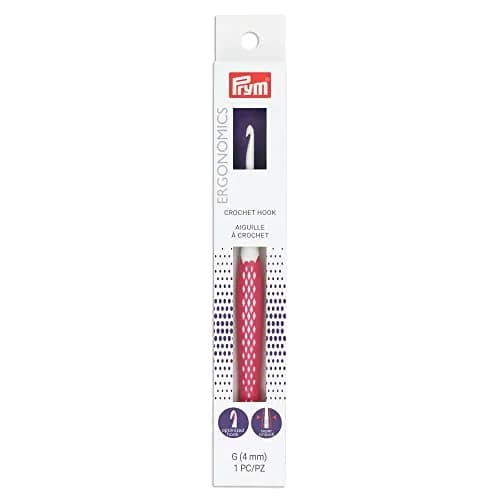Prym Crochet Hook H8/5mm | Lightweight, Smooth, Ergonomic Handle for All Yarn Types — 4mm