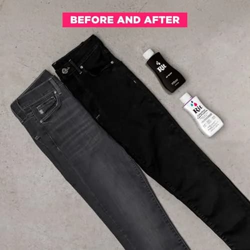 Rit Back to Black Dye Kit | Restores Faded Black Clothing | 16 Fl Oz (473 ml) thumbnail 5