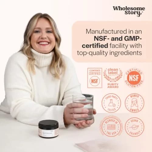 Wholesome Story Myo-Inositol & D-Chiro Inositol Powder | 2000mg:50mg Ratio, 90 Servings | Supports Hormonal Balance & Ovarian Function thumbnail 7