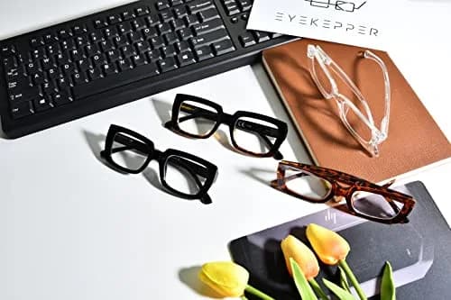 Eyekepper Oversized Square Reading Glasses 47mm (1.85 in) | +2.50 Magnification thumbnail 6