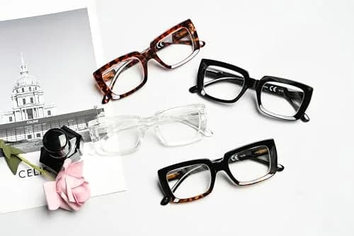 Eyekepper Oversized Square Reading Glasses 47mm (1.85 in) | +2.50 Magnification thumbnail 7