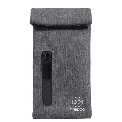 FIREDOG Smell Proof Bag 18 cm (7 in) x 7.5 cm (3 in) Gray | Odor-Absorbing Travel Pouch for Discreet Storage thumbnail 4