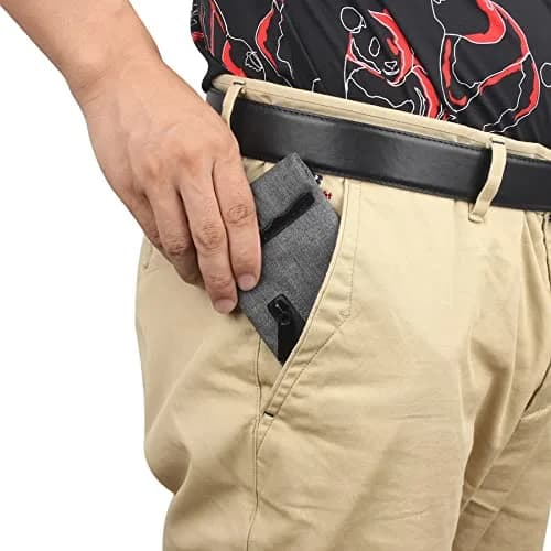FIREDOG Smell Proof Bag 18 cm (7 in) x 7.5 cm (3 in) Gray | Odor-Absorbing Travel Pouch for Discreet Storage thumbnail 9