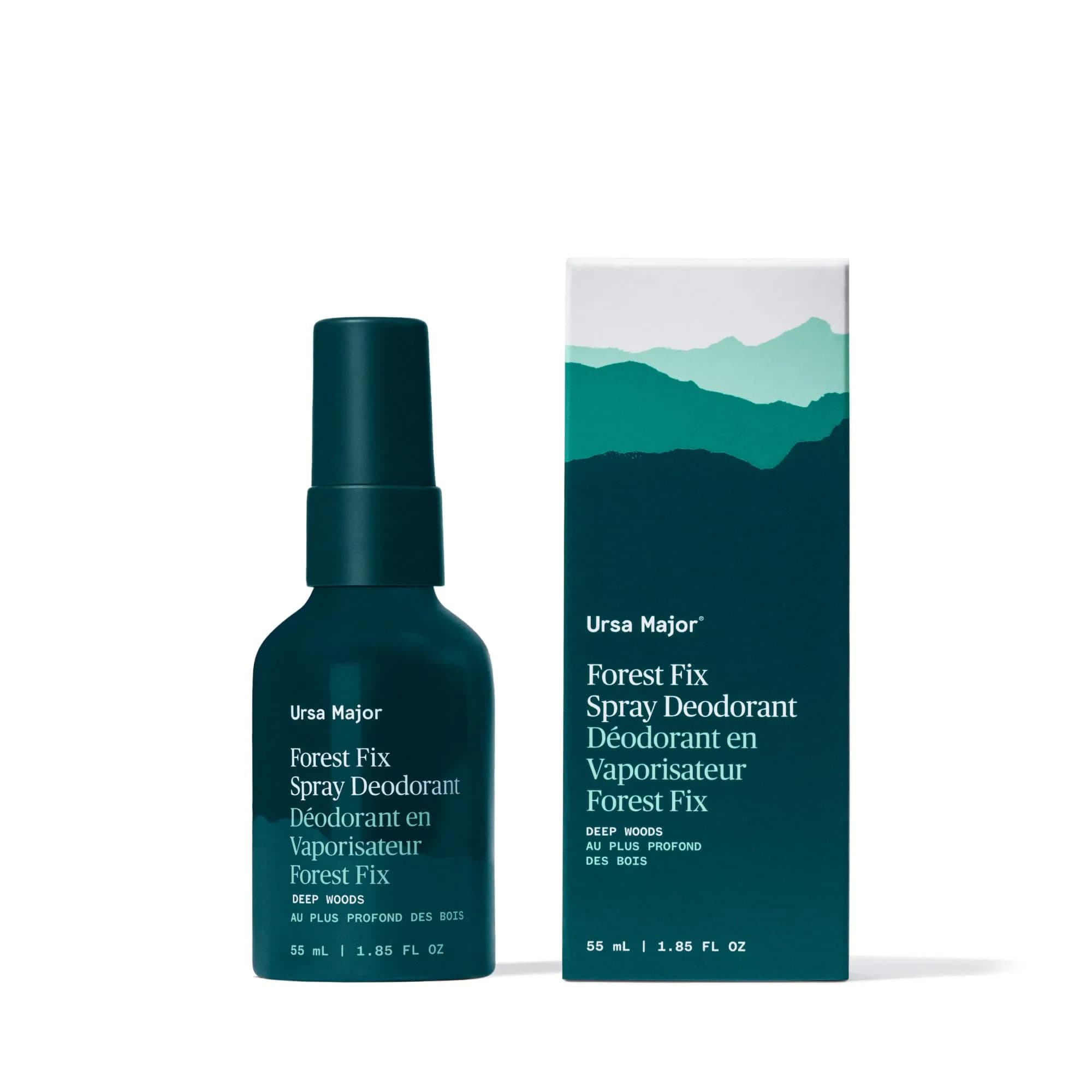 Ursa Major Forest Fix Spray Deodorant | Vegan, Aluminum-Free, Non-Staining, Sensitive Skin Friendly - main product image
