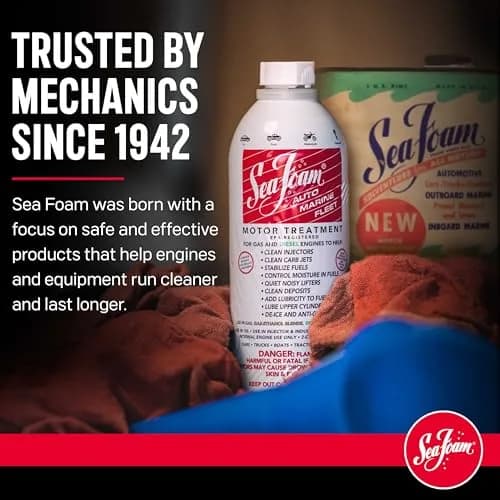 Sea Foam Motor Treatment and Intake Cleaner Combo Pack 473ml (16 Fl Oz) | Cleans Fuel Systems & Engine Internals thumbnail 6