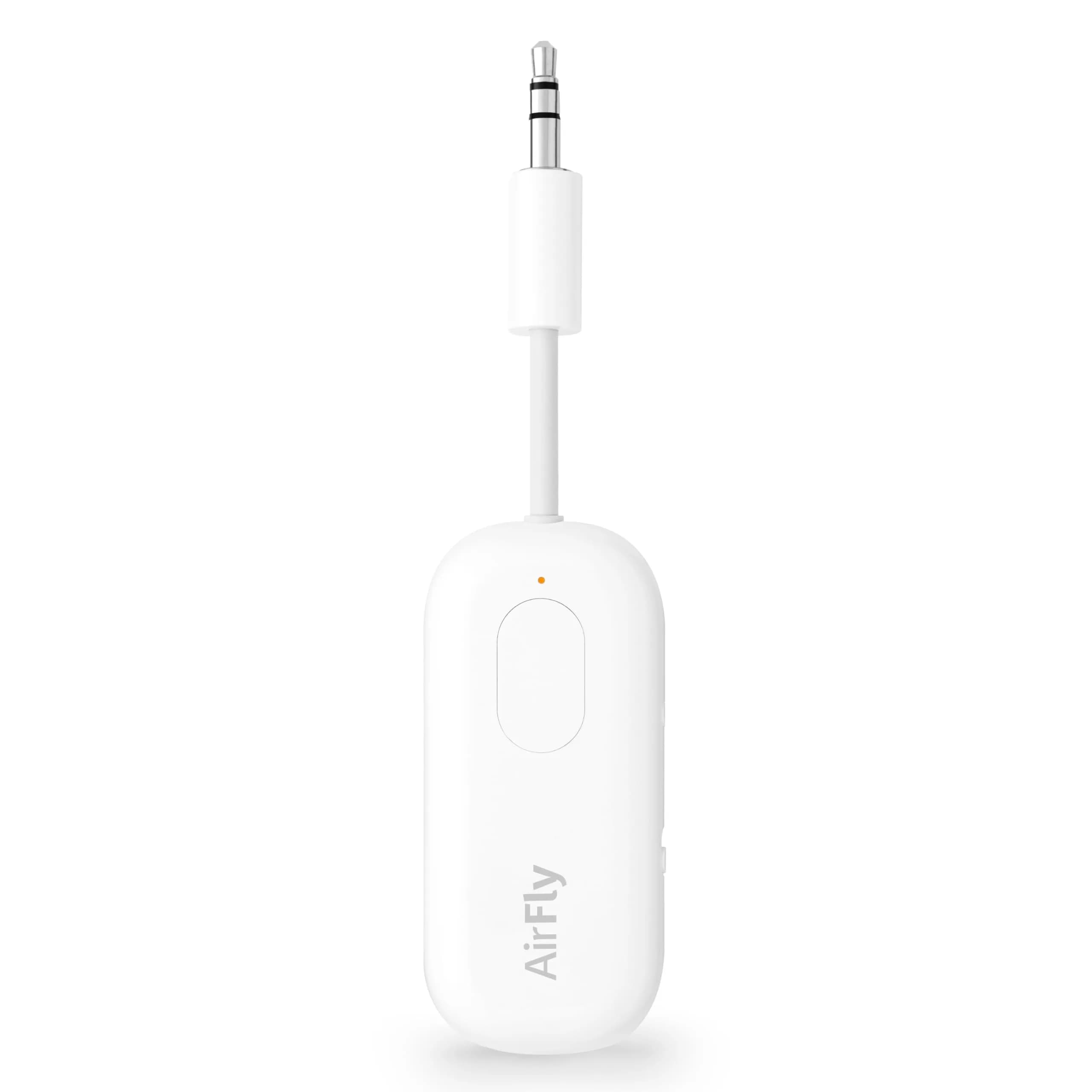 Twelve South AirFly SE Bluetooth Wireless Audio Transmitter Adapter White | Connect AirPods to Airplanes & Gym Equipment — White