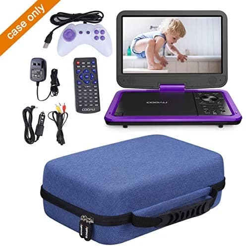 Aproca Hard Storage Case for 11.5"-12.5" Portable DVD Players | Blue EVA Carrying Case with Mesh Pocket thumbnail 4