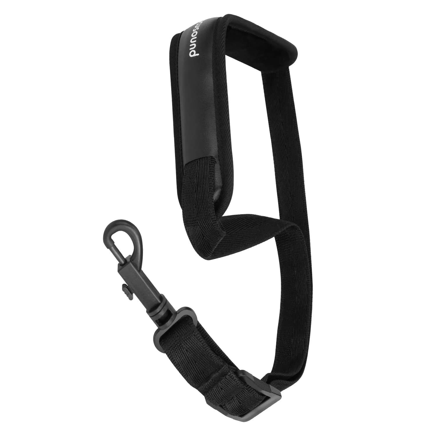 Focusound Upgraded Length Tenor Saxophone Neck Strap Soft Sax Leather Strap Padded for Alto and Tenor Saxophone | Adjustable 43.2cm–58cm