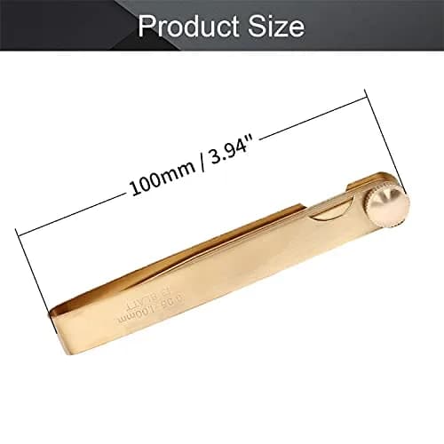Utoolmart Metric Feeler Gauge Gap Measure Tool 0.05-1.0mm | High-Precision Brass, 100mm Length thumbnail 2