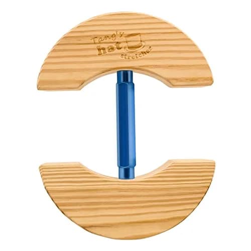 Tang's Adjustable Wooden Hat Stretcher for Fitted Hats, Small Blue | Maintains Hat Shape & Size thumbnail 1