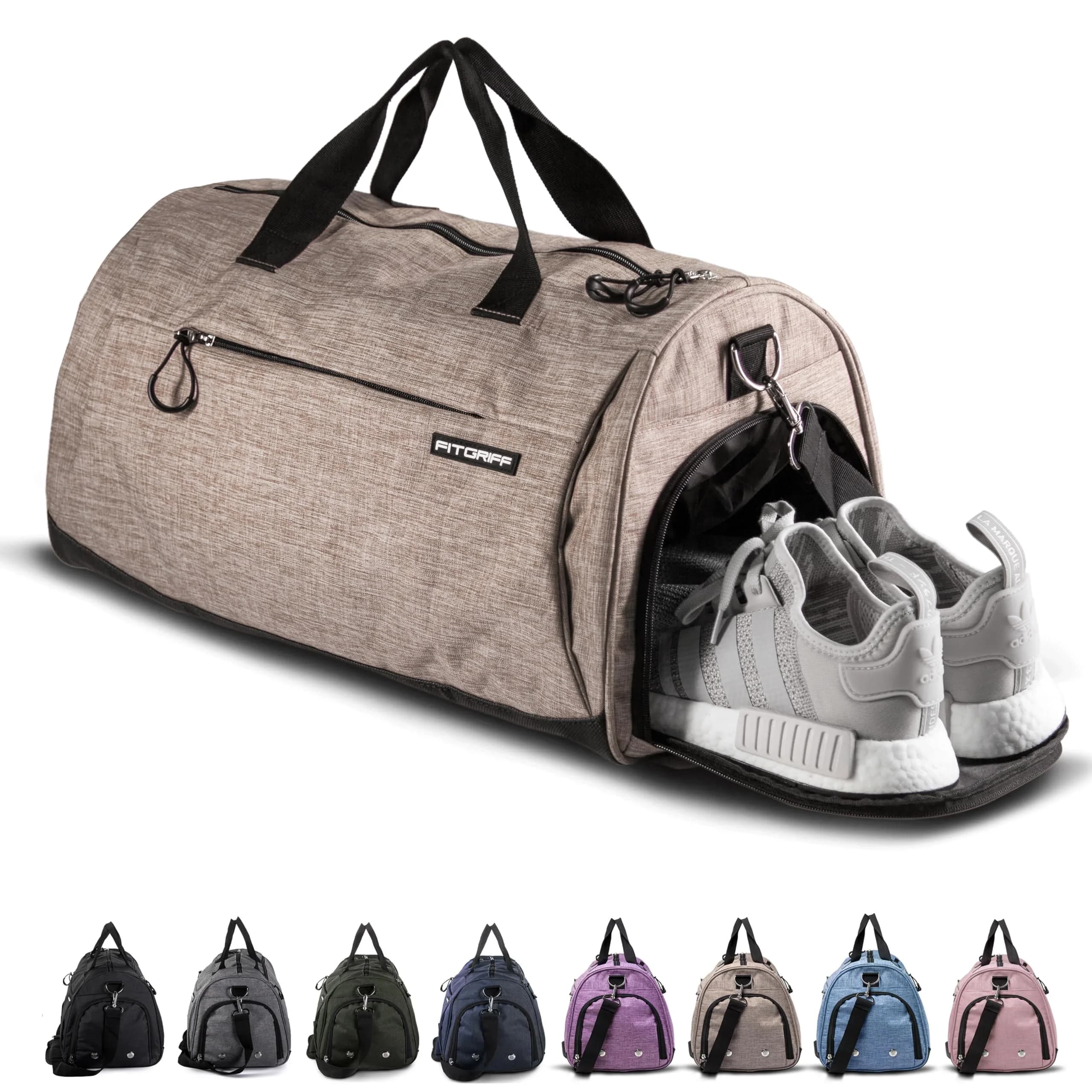 Fitgriff Gym Bag for Men & Women with Shoe & Wet Compartment | Travel & Sports Duffle 55L - main product image
