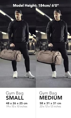 Fitgriff Gym Bag for Men & Women with Shoe & Wet Compartment | Travel & Sports Duffle 55L thumbnail 3
