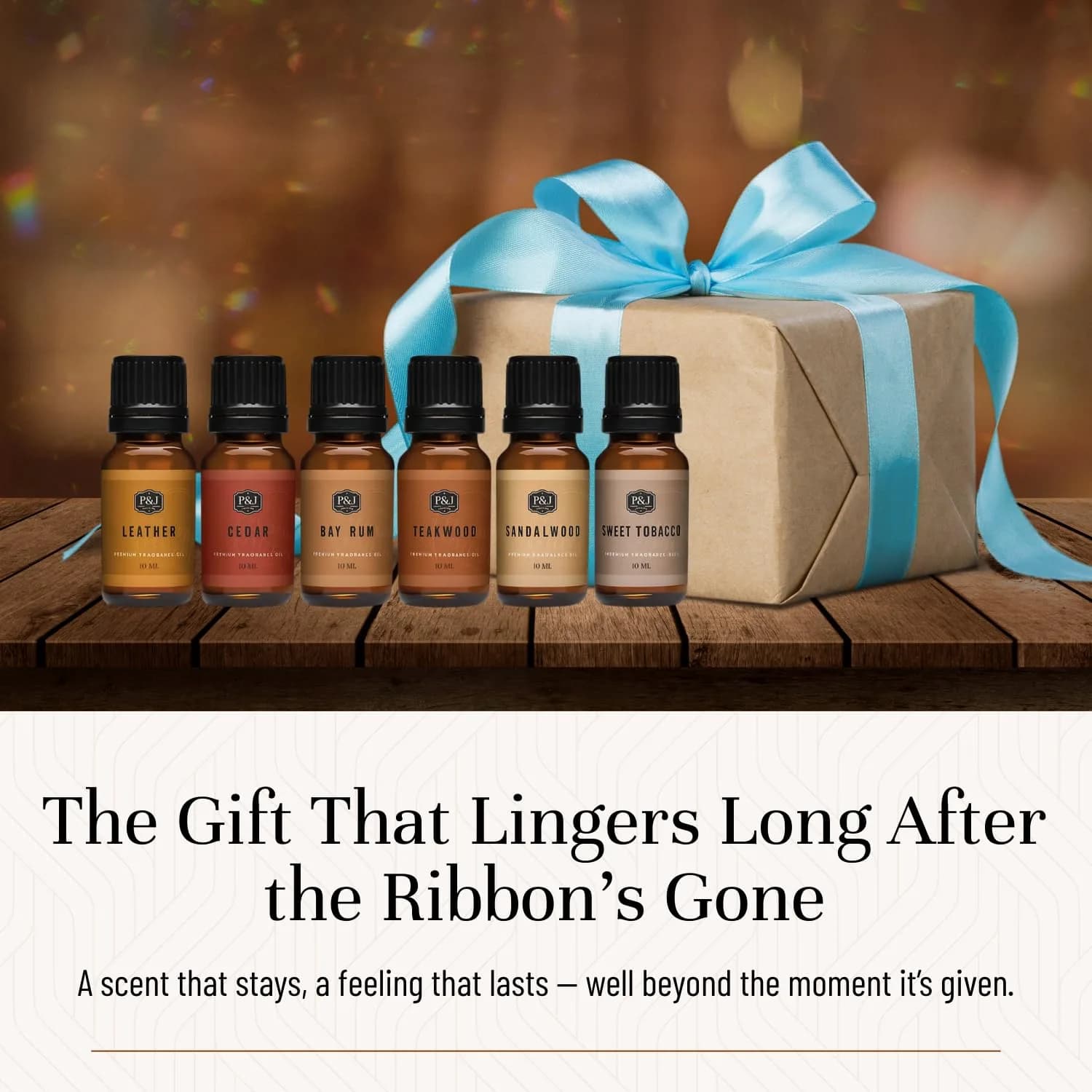 P&J Trading Gentlemen's Set Fragrance Oils for Diffusers & Candle Making, 6 x 10ml Bottles | USA Imported Aromatherapy Scents thumbnail 5