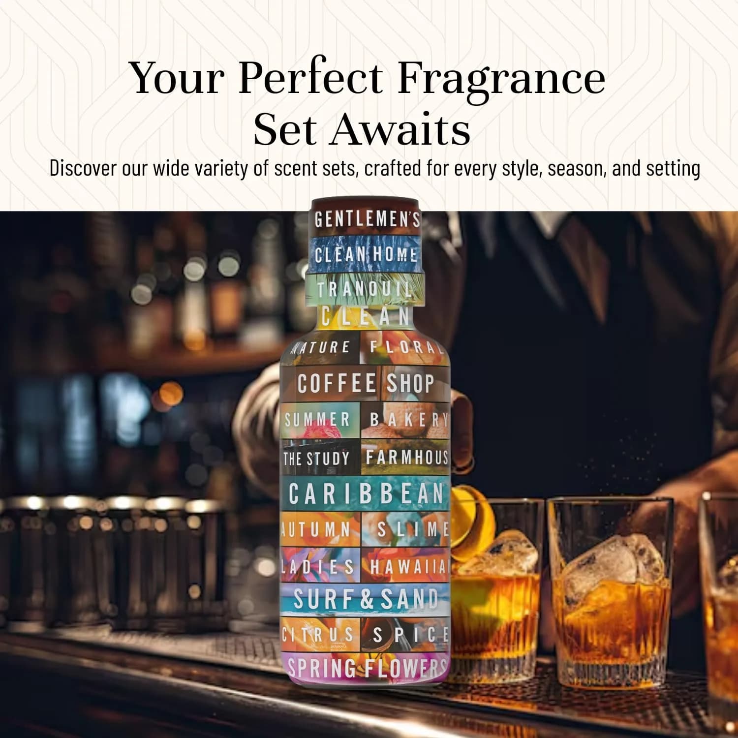 P&J Trading Gentlemen's Set Fragrance Oils for Diffusers & Candle Making, 6 x 10ml Bottles | USA Imported Aromatherapy Scents thumbnail 7