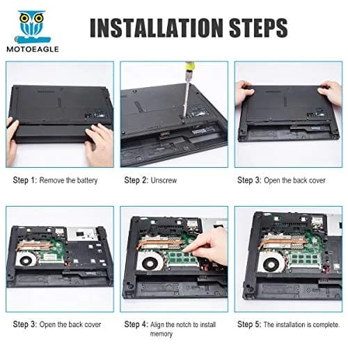 motoeagle DDR3 1066MHz SODIMM 8GB (2x4GB) RAM Kit | Upgrade Laptop Performance thumbnail 7