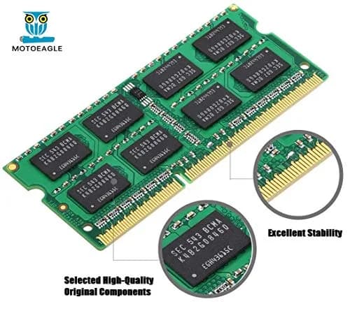 motoeagle DDR3 1066MHz SODIMM 8GB (2x4GB) RAM Kit | Upgrade Laptop Performance thumbnail 2