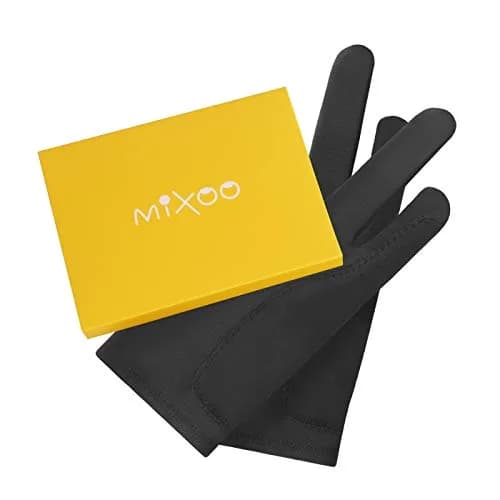 Mixoo Artist Gloves 2 Pack - Small | Palm Rejection Gloves for Drawing Tablets, iPad, and Sketching thumbnail 7