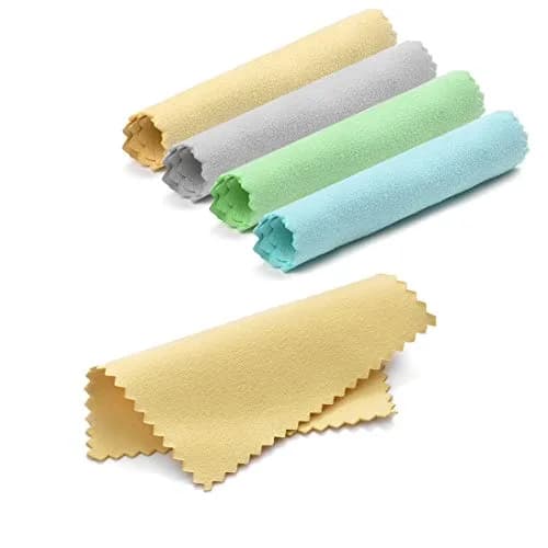 SEVENWELL 50pcs Turquoise Jewelry Cleaning Cloths 8x8cm | Polishes Sterling Silver, Gold, Platinum thumbnail 7