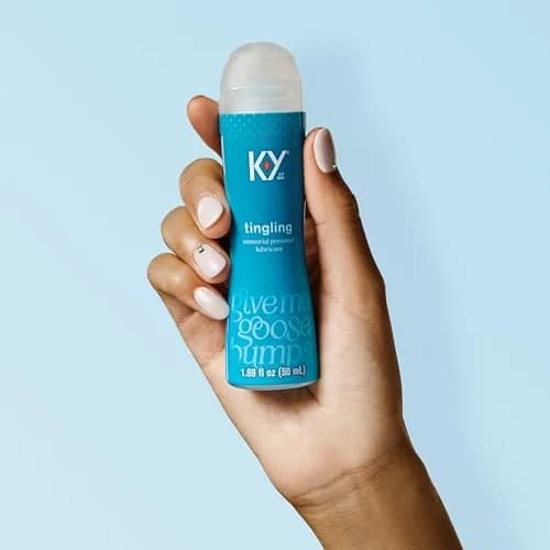 K-Y Tingling Water Based Lube 50ml (1.69 Fl Oz) | Sensorial Personal Lubricant for Men, Women & Couples thumbnail 4