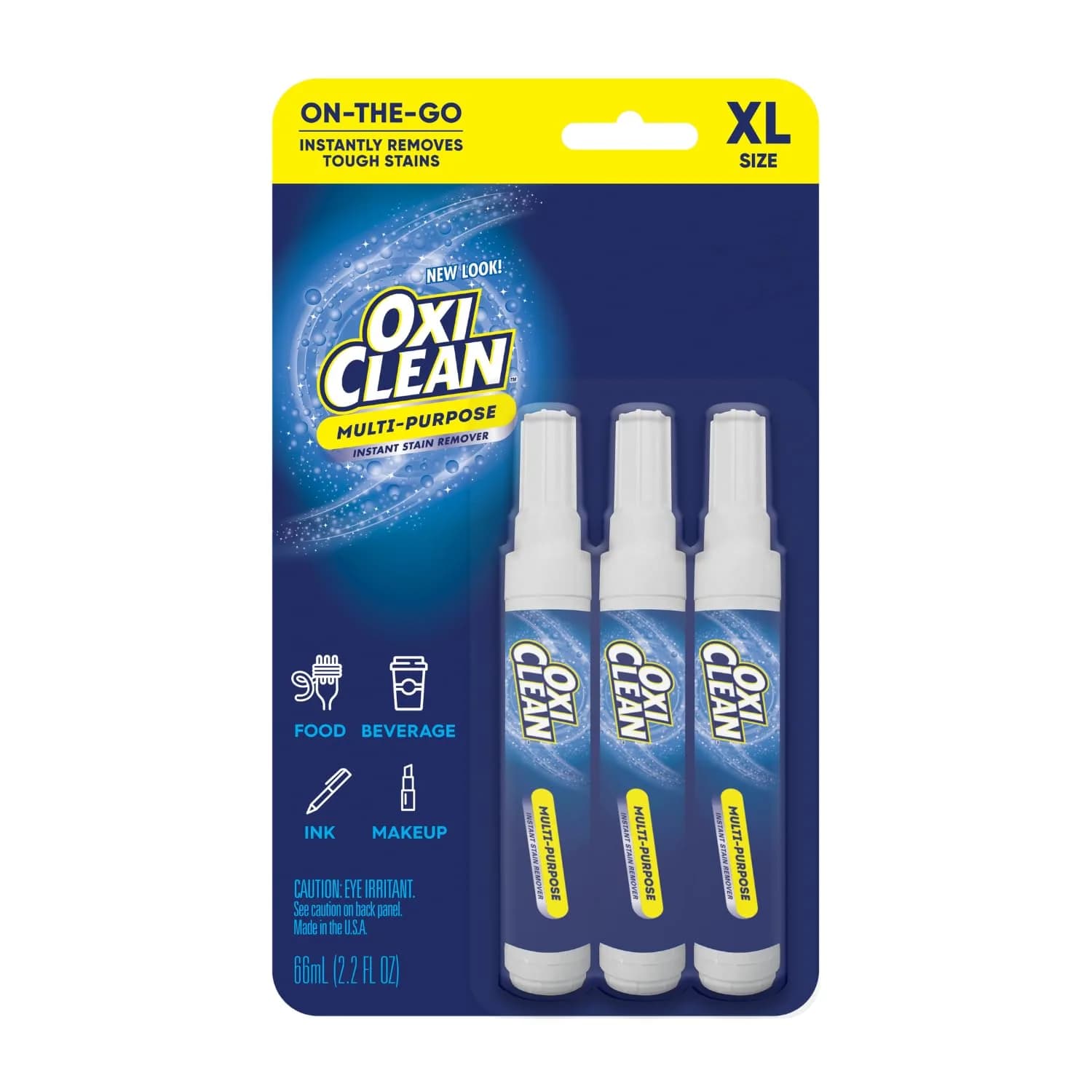OxiClean On The Go Stain Remover Pen for Clothes | Portable, Bleach-Free, Safe for All Fabrics - main product image
