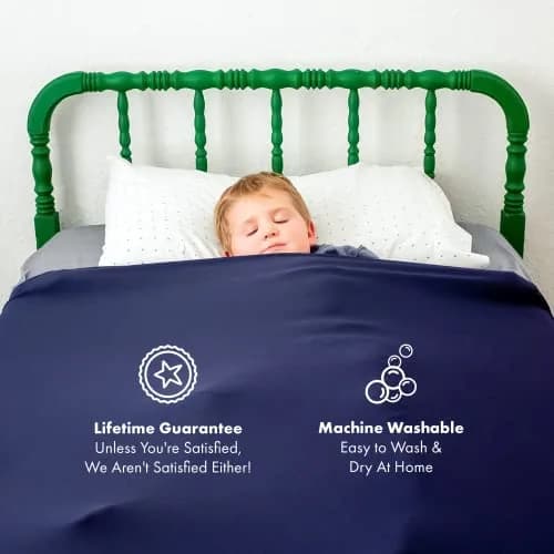 Harkla Compression Sheet for Kids - Queen Size Breathable & Stretchy Sensory Bedsheet for Calming Sleep thumbnail 7