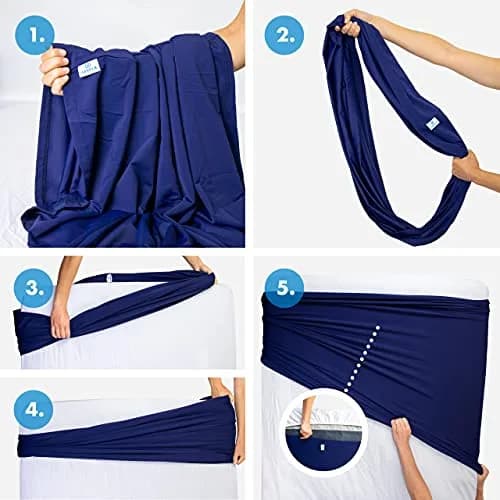 Harkla Sensory Compression Sheet for Kids Twin | Breathable & Calming Sleep Solution thumbnail 8