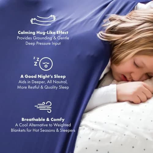 Harkla Sensory Compression Sheet for Kids Twin | Breathable & Calming Sleep Solution thumbnail 3