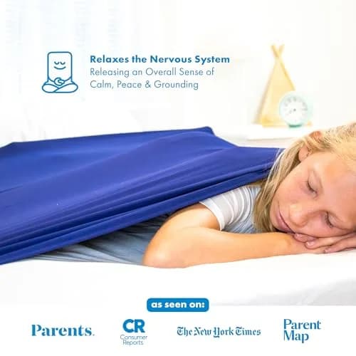 Harkla Compression Sheet for Kids - Full Size | Calming Sensory Bedsheet for Restful Sleep thumbnail 2