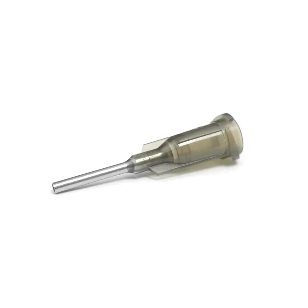 SANANTS 16 Gauge 0.5in Blunt Tip Dispensing Syringe Needle, Gray 50 PCS | Precision Stainless Steel for Lab & Crafts