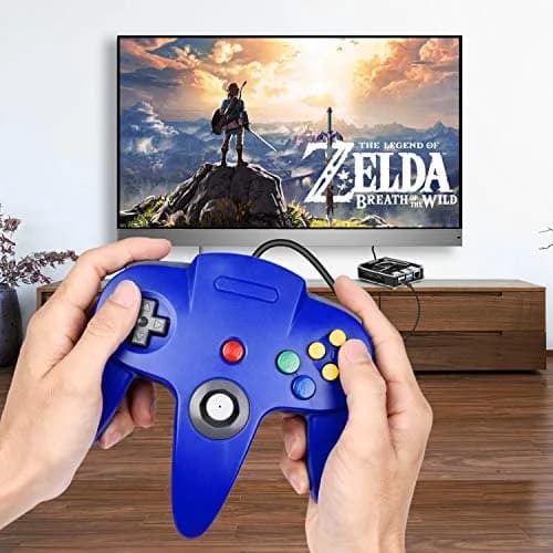 SAFFUN Classic N64 Controller Wired USB PC Gamepad 1.8m (6ft) Cable | Plug and Play for Windows PC macOS Linux Raspberry Pi thumbnail 6