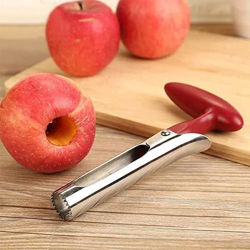 AKIRO Apple Corer, Stainless Steel Kitchen Tool 18cm | Easy Twist Fruit Seed Remover thumbnail 5