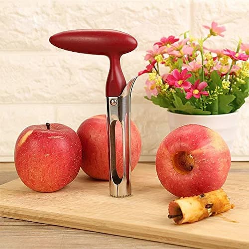AKIRO Apple Corer, Stainless Steel Kitchen Tool 18cm | Easy Twist Fruit Seed Remover thumbnail 3