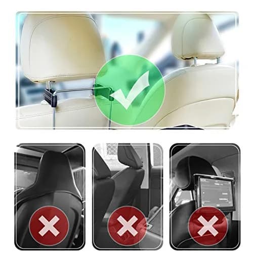 Xergur 2-in-1 Car Steering Wheel Tray & Back Seat Headrest Tray | Portable Workstation & Eating Desk thumbnail 4
