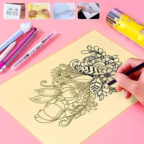 Cridoz 9-Color Transparent Vellum Paper 8.5 x 11 | Vivid Colors for Art & Printing thumbnail 6