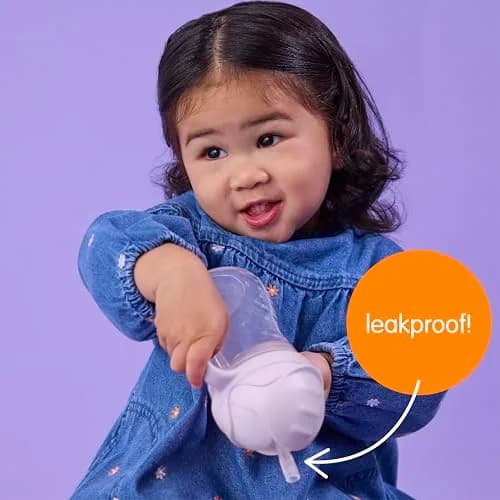 b.box Sippy Cup with Weighted Straw, Toddler Straw Cup, Spill Proof, 237ml (8oz) | Innovative Weighted Straw for All Angles thumbnail 7